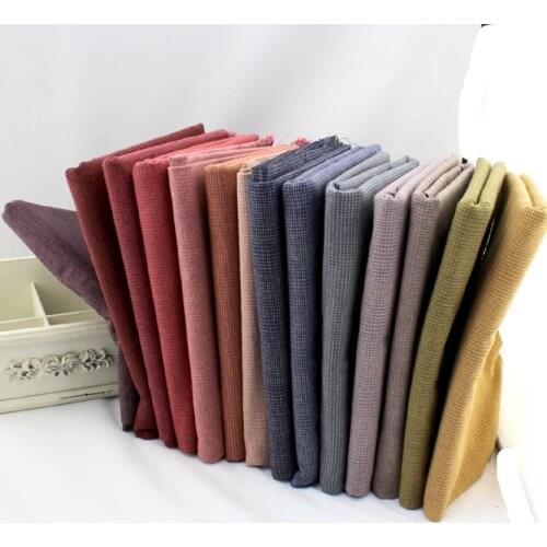 50*140cm Soft Small Plaid Japanese Yarn Dyed Cotton Quilting Fabric Handmade Purse patchwork Tissue Upholstery Sewing Fabric