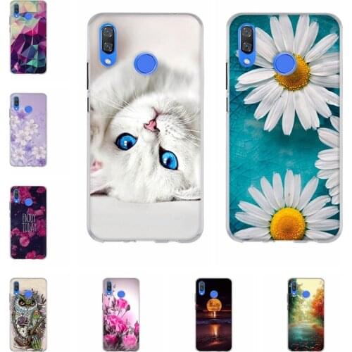 For Huawei Nova 3 Case Cover Soft TPU Silicon Phone Cover for Huawei Nova 3 Case Coque Luxury Fundas for Huawei Nova 3 Capas Bag