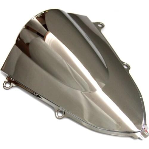 For 2017 Honda CBR250RR cbr 250 rr Windshield Silver wind screen Double bubble Motorcycle bikes