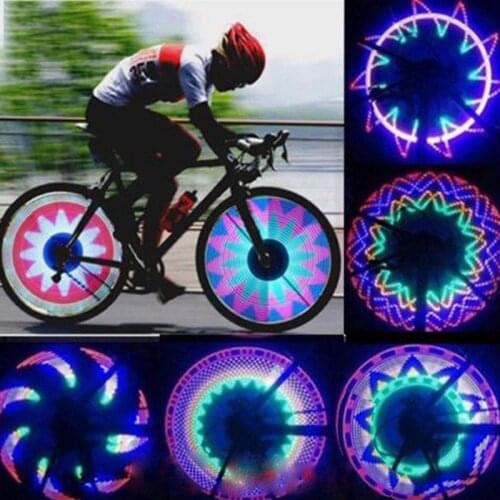 32 LED Motorcycle Cycling Bicycle Bike Freewheel Signal Tire Spoke Light 32 Change Flash Spoke Light Lamp