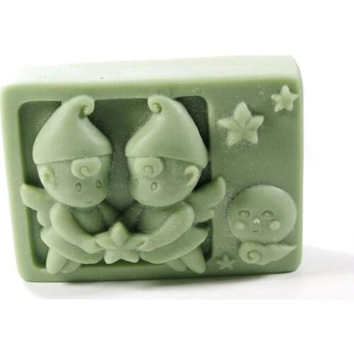 Gemini constellations Mould Craft Art Silicone 3D Soap Mold Craft Molds DIY Handmade Candle Molds S394