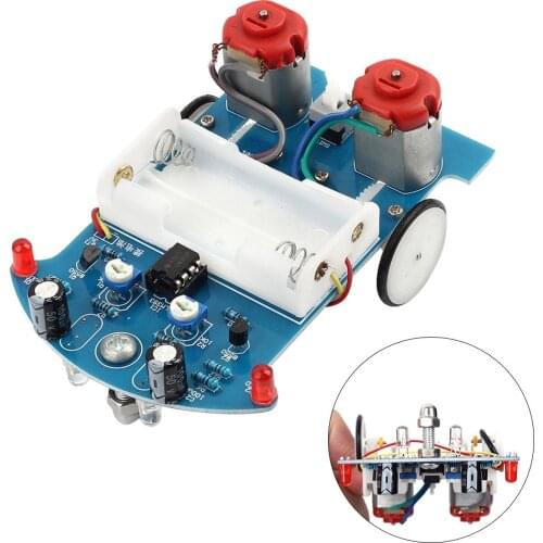 Intelligent Tracking Smart Car Robot DIY Chassis Starter Kit with DC Motor NSV775
