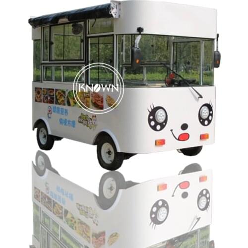 China Mobile Food Catering Trucks Kitchen Trailer Food Truck Street Electric Food Cart For Sale