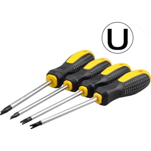 U1.7/U2.0/U2.3/U2.6 Magnetic Spanner Screwdriver CR-V U-Type Screwdrivers Insulated Screw Driver 1pcs