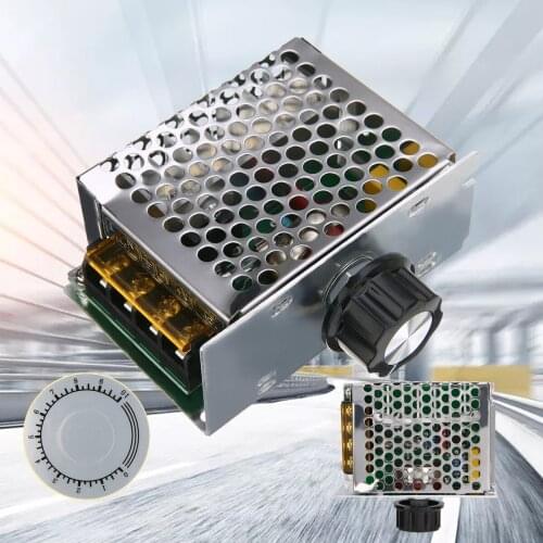 Mayitr AC Regulator 4000W 220V AC SCR Motor Speed Controller Module Voltage Regulator Dimmer