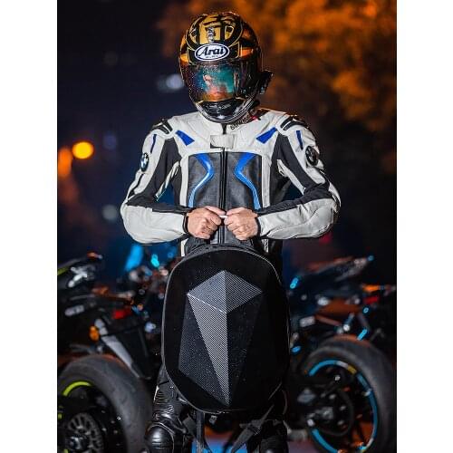 Bag Large Hard Shell Motorcycle Backpack Mens Bag Locomotive Helmet Handbags Knight Sport Waterproof Motorcycle Travel Bags