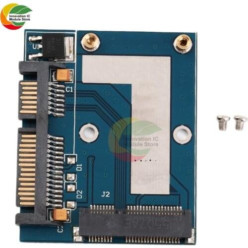 Mini PCI-e msata 1.8 SSD to 2.5 IDE inch HDD Hard Drive 3.3V 44pin Card PCI Express Sata Converter Adapter Module For Laptop PC