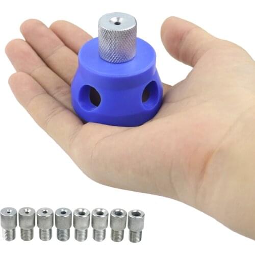 Replaceable Vertical Drill Guide Doweling Jig Kit 3-10mm Drill Positioning Pocket Hole Jig Hole Puncher Woodworking Tools
