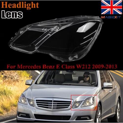 MagicKit Headlight Lens Headlamp Cover Left Side For Mercedes Benz E Class W212 2009-2013