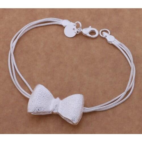 Wholesale High quality silver plated Fashion jewelry Bangles bracelet WB-098