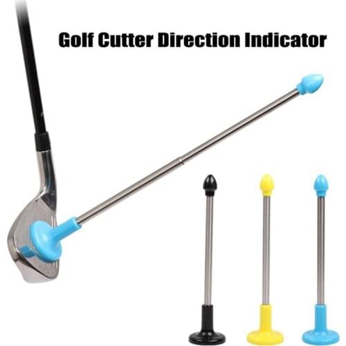 Golf Club Alignment Stick Correct Golf Swing Aim Angle Tool Golf Cutter Direction Indicator Magnetic Golf Training Aids