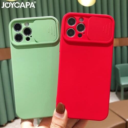 Camera Lens Protection Phone Case For iPhone 12 11 Pro Max XR X XS 7 8 Plus SE Mini Luxury Candy Color Soft Silicone Cover Funda