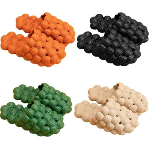 New Summer Slippers Personalized Bubble Sandals And Slippers Fashion Sandals Home Massage Bottom Slippers For Men Women