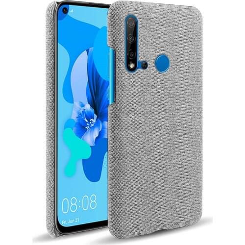 Cloth Cases For Huawei P20 LITE 2019 Case Slim Retro Cloth Hard Phone Cover For Huawei P20LITE 2019 6.4" Coque Capa