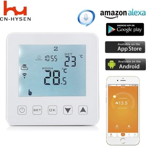 Smart Wifi Thermostat Electric Floor Heating Thermostat for Warm Floor Heating Units Programmable Temperature Controller