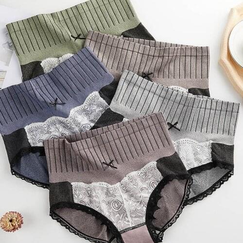 With Bowknot Underpants No Trace 1Pcs Nylon/Polyester/Spandex High waist Sexy Breathable Women Panties M/L/XL