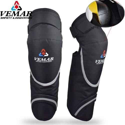 Winter Keep Warm Motorcycle Knee Pads Men Women Motorbike Knee Guard Protector Inside PVC Shell Protective Knee Pads Reflective