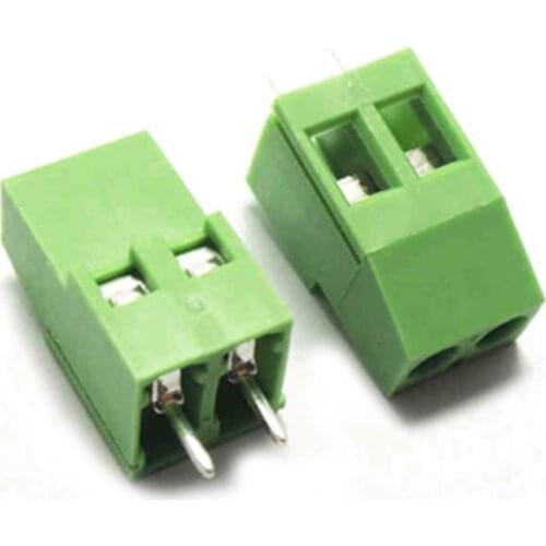 10pcs Terminals KF129-5.08-2P KF129-2P 300V 25A Screw 2Pin 5.08mm Straight Pin PCB Screw Terminal Block Connector 24-12A WG