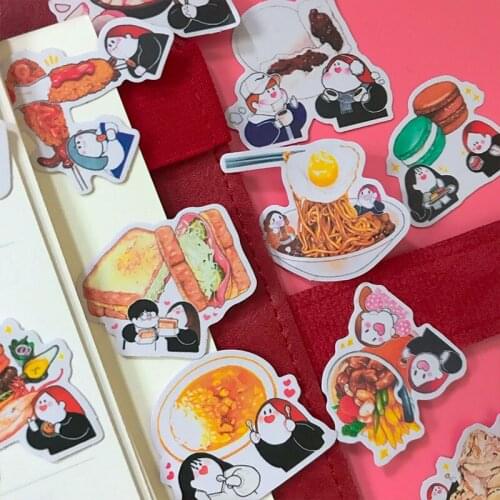 40PCS Shopping for food Stickers Crafts And Scrapbooking stickers kids toys book Decorative sticker DIY Stationery