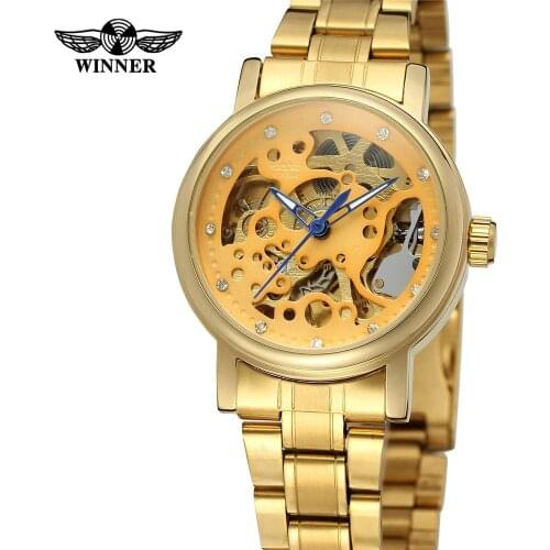 AOKULASIC Women's Skeleton Watch