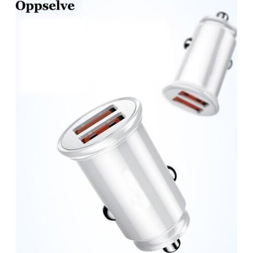 Dual USB Car-charger Adapter USB Charger 2 Ports Quick Charge Car Charger Mobile Phone Charger For iPhone Huawei Samsung Tablet