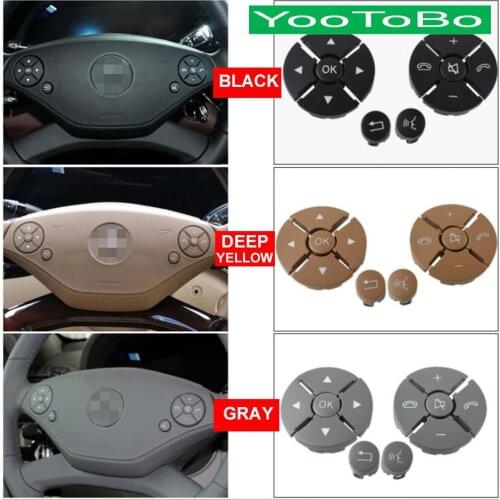 Car Multi-Function Steering Wheel L R Button Phone Key Control For Mercedes BENZ W221 S-Class S300 S320 S350 S400 S500 2010-2013