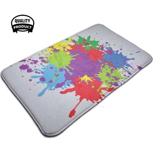 The Colored Face Short - Sleeve Unisex T - Shirt T Shirt Soft Foot Pad Room Goods Rug Carpet The Colored Face Color Of Change