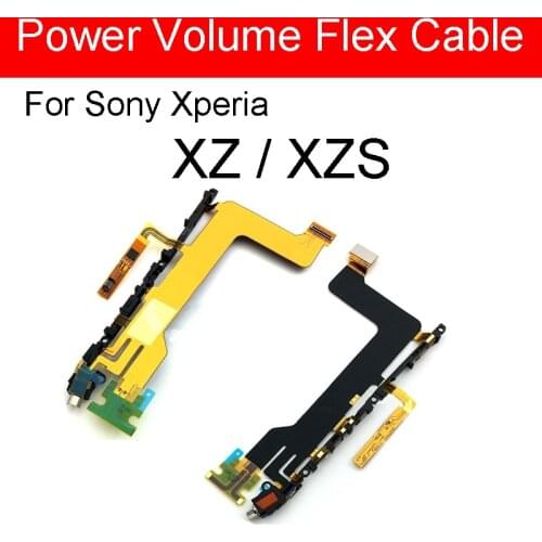 On/Off Power & Volume Side Button Flex Cable For Sony Xperia XZ XZS F8331 F8332 G8231 G8232 Volume Power Flex Ribbon Parts