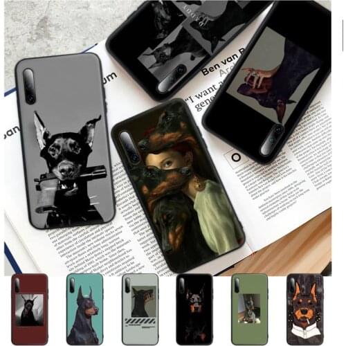 Cool Doberman Dog Phone Case For Honor 7A Pro 7C 10i 8A 8X 8S 8 9 10 20 Lite Silicone Cover