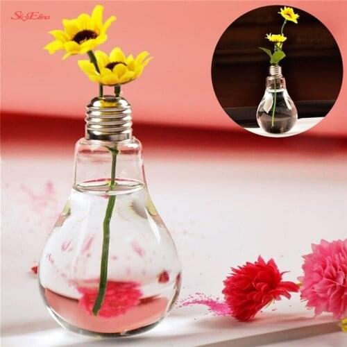Hot Sale Summer Bulb Water Bottle Cute Brief Fashion Cute Milk Juice Leak-proof light lamp Creative Juice Tea Drink 2018 8Z