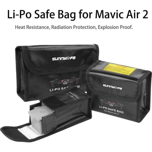 LiPo Safe Bag Explosion-proof Protective Battery Storage Bag for Mavic Air 2