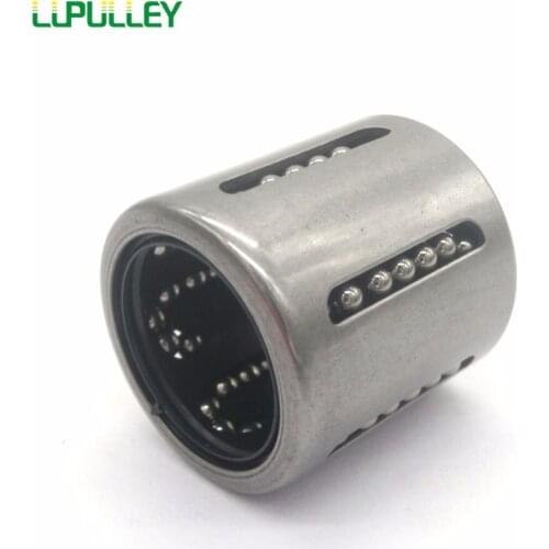 LUPULLEY 2PCS Miniature Linear Bearing Bushing KH2540/3050/4060/5070PP Sealed Pressing Bush Linear Bearing for 25/30/40mm Shaft