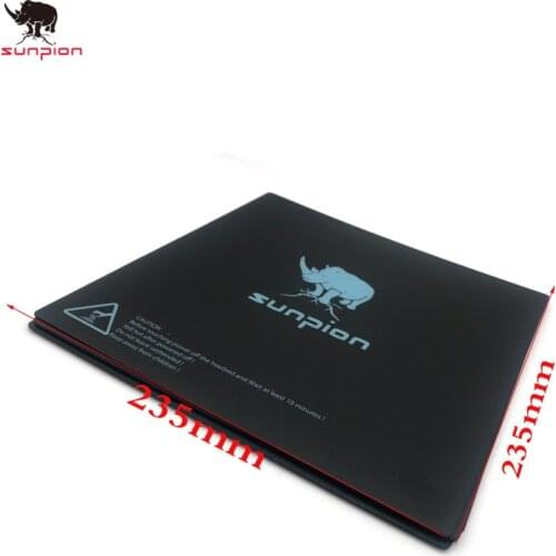 Build Surface Plate Tape Magnetic Heat Bed Sticker Magnetic Print Bed Tape Heat Paper 235mm*235mm for 3D Printer Print Sticker
