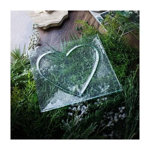 Nordic Living Room Glass Plate Candlestick Accessories Decoration Flat Plates Fruit Dish Salad Tray Cake Container Fish Dishes C