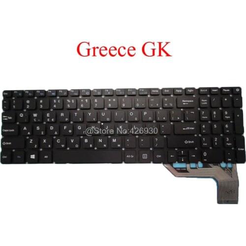 Laptop US SP GK FR BE Keyboard For YEPO 737A6 15.6 English Spanish Greece French Belgium black without frame new
