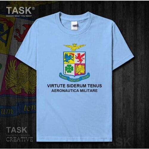 Air Force Italiana ITA IT clothes Short sleeve new Tops t shirt mens country Fashion sports cotton Army Tactical Military 01