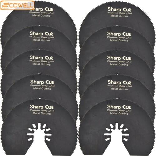 30% OFF 80mm HSS Oscillating Multi Tool Half Circle Saw Blade For metal Cutting Renovation blade fit for Multimaster power tools