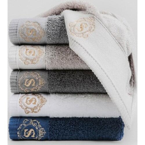 Large Towel Pure Cotton Face Washing Towel Household Soft Adult Cotton Water Absorbing Thickened Face Towel полотенце для дома