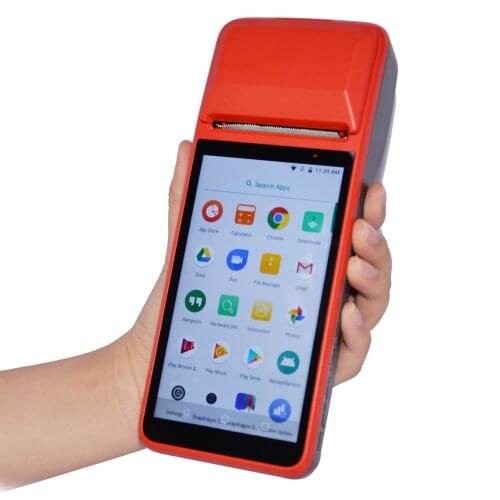 R330C Android POS Terminal Receipt Printer Handheld PDA Bluetooth WiFi 3G support Chile printing app