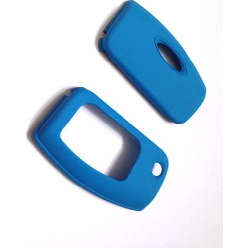 BLUE Hard Plastic Remote Key Protection Case Cover 3 Button For Ford Fiesta Focus C-Max Galaxy Kuga Mondeo S-Max