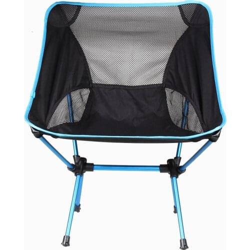 Folding Backrest Beach Chair Outdoor Portable Camping Chair Seat Stool Fishing Camping Beach Picnic Barbecue Garden Chairs