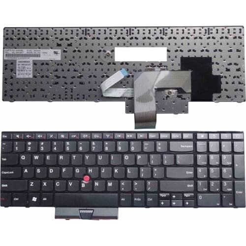US Black New English Replace laptop keyboard For Lenovo For IBM For Thinkpad E520 E520S E525 With pointing sticks