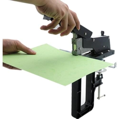 Labor-saving Heavy-duty Manual Saddle Stitch Stapler A3 Flat Nail Saddle Stitch Center Seam Stapler Binding Machine SH-04