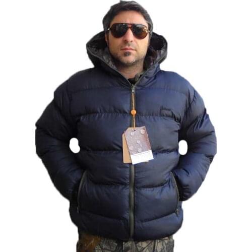 Vest vest bomber padded double faced mens blue snow sports capuccio