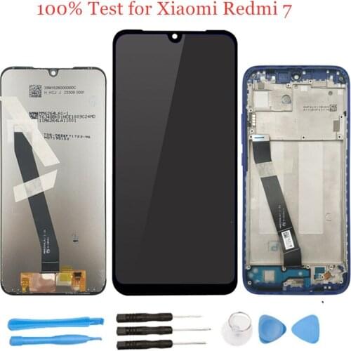 LCD for Xiaomi Redmi 7 LCD Display Frame Digitizer Assembly Touch Screen LCD Display TouchScreen for Xiaomi Redmi 7 Repair Part