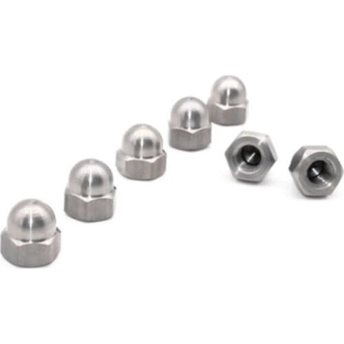 10pcs M3 M4 M5 M6 M8 m10 titanium cap nut