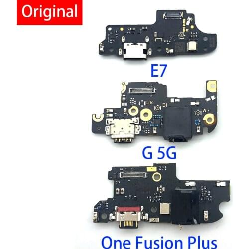100% Original For Moto G Play / G 5G / One Fusion Plus / E7 USB Charging Port Mic Microphone Dock Connector Board Flex Cable