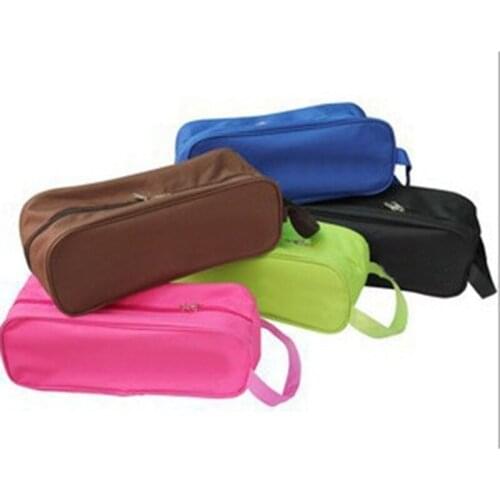 2Pcs/Lot Transparent Storage Bag Oxford Cloth Shoes Bag Travel Waterproof Packaging Pouches Portable Sports Shoes Organizer