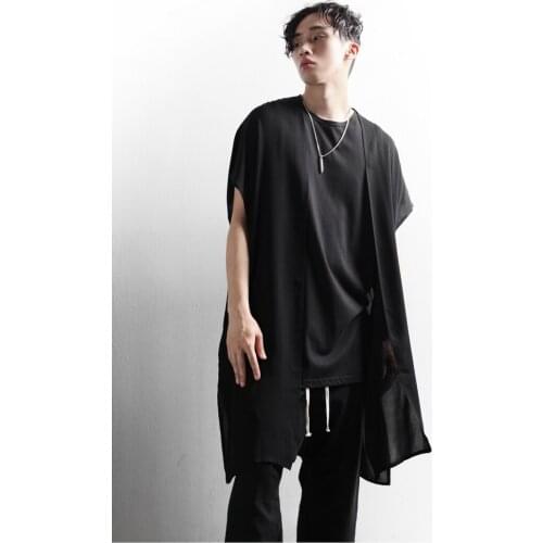 20 summer may new fashion mid long thin cardigan vest summer coat