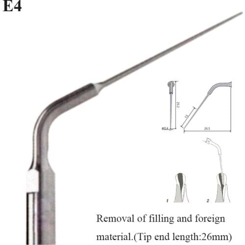 3pcs E4 scaler endo tip for EMS scaler for dentist of dental tools teeth cleaning and teeth whitening